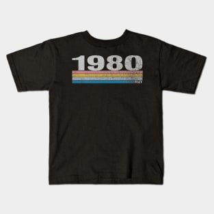 39th Birthday Retro Born in May of 1980 Kids T-Shirt